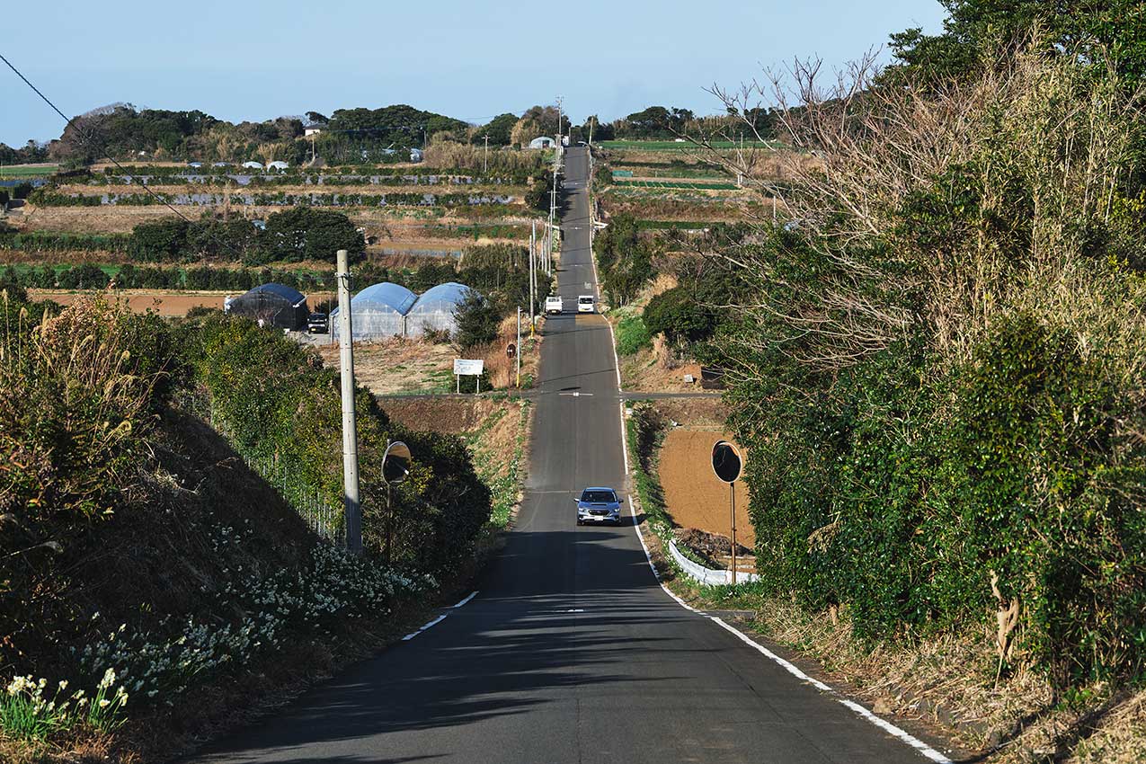 佐賀県 「加部島」の田畑の間を走るレヴォーグ | SUBARU グランドツーリングNIPPON