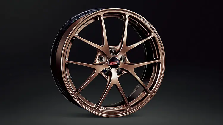 SUBARU BRZ STI Sport TYPE RA with Rear Spoiler STI製BBS18インチ×7.5Jアルミホイール(マットブロンズ)