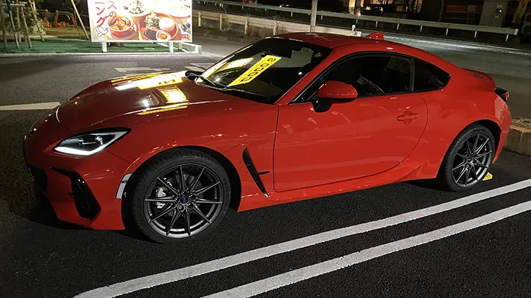 SUBARU BRZ　フロントスタイルとキャンプ場