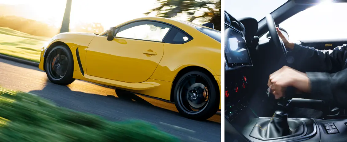 SUBARU BRZ Yellow Edition 走りイメージ