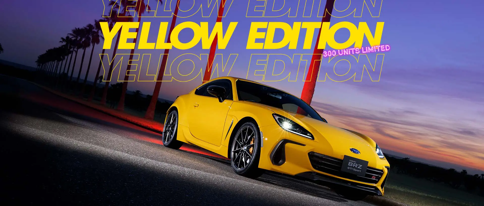 SUBARU BRZ YELLOW EDITION