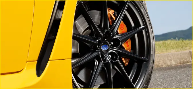 SUBARU BRZ Yellow Edition 18インチアルミホイール（マットブラック塗装）