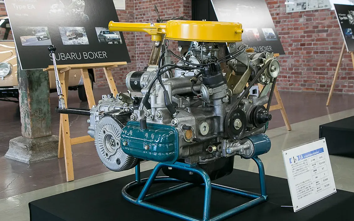 スバル独自の水平対向エンジン「EA型」