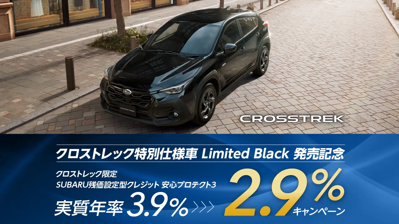 残価設定型クレジット実質年率2.9％キャンペーン