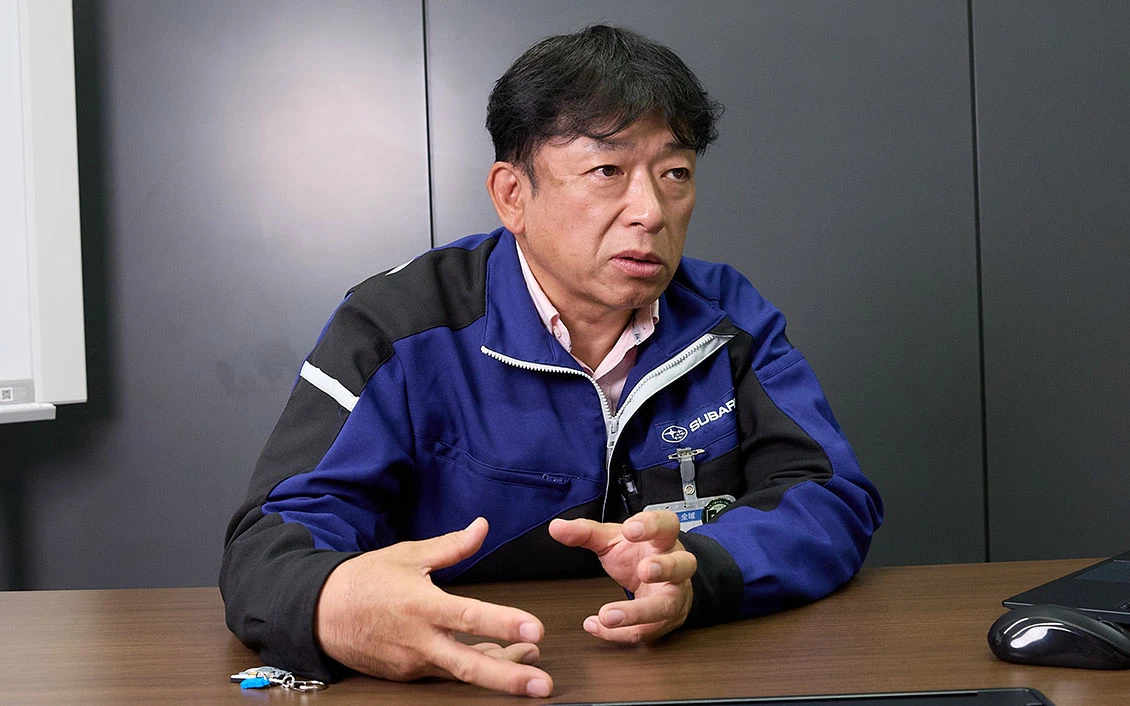 関さんが説明する様子