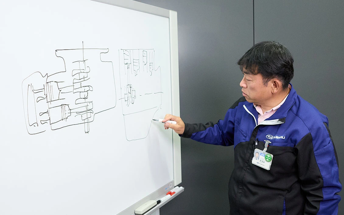 関さんが解説する様子