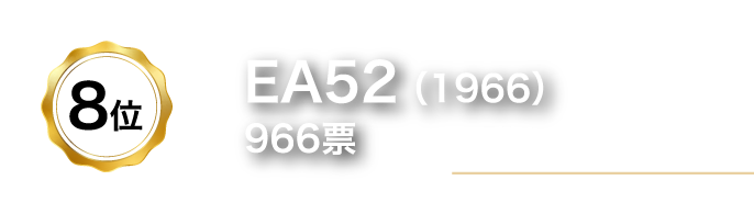 水平対向エンジンEA52