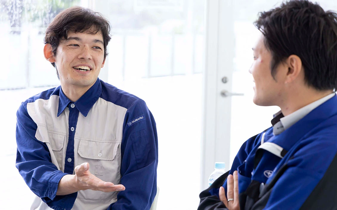 説明をする恩田さん