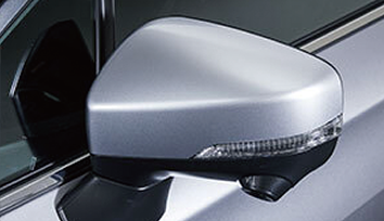 左右のドアミラーのキズや凹みを修理