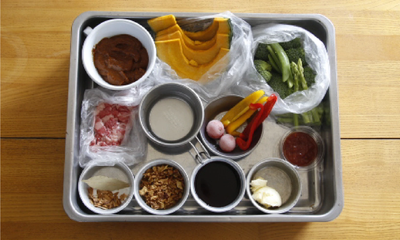 ビーフストロガノフ 材料