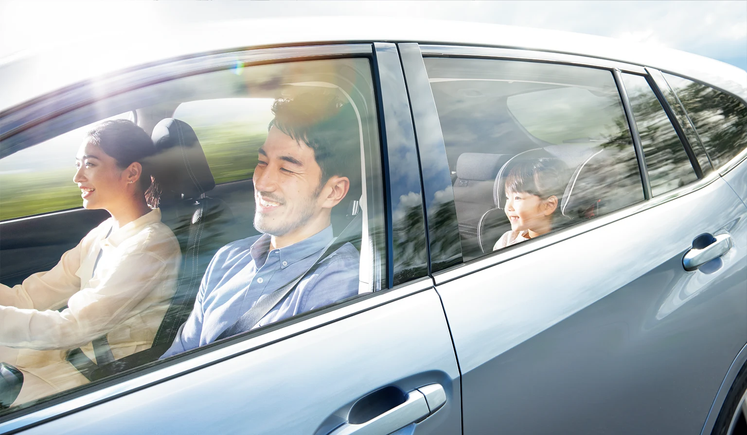 静かな車内空間 イメージ