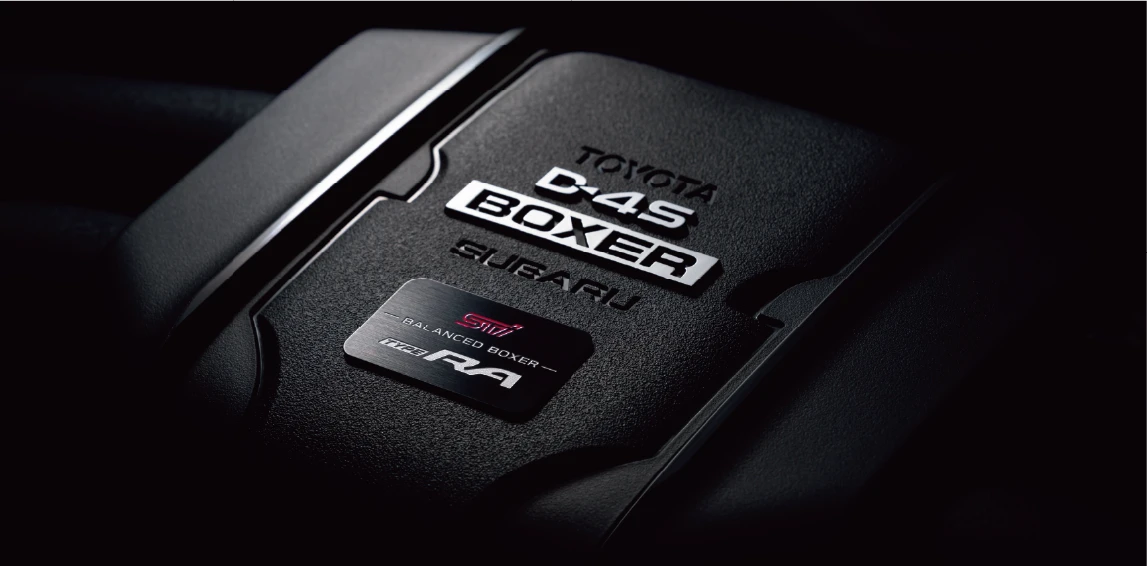 クロストレック STI &TYPE RAロゴ入り専用プレート