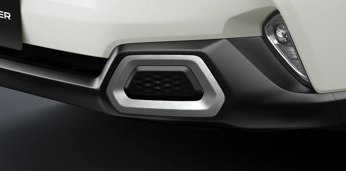 フォレスター for Adventure シーン アクセントカラーパッケージ フロントバンパーガーニッシュ