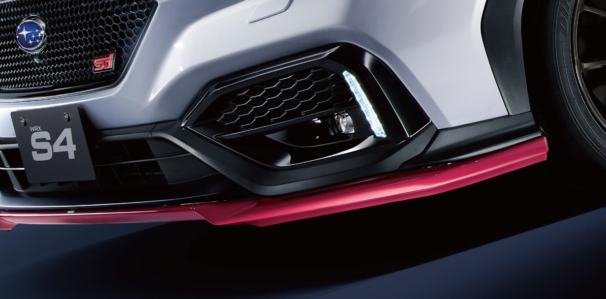 WRX S4 for Performance シーン STIスカートリップ（チェリーレッド）