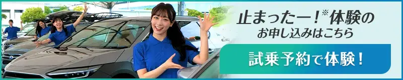 止まったー！体験のお申し込みはこちら 試乗予約で体験！