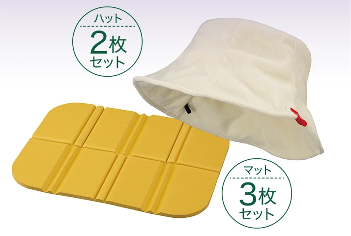 tomte サウナハット＆マットセット イメージ