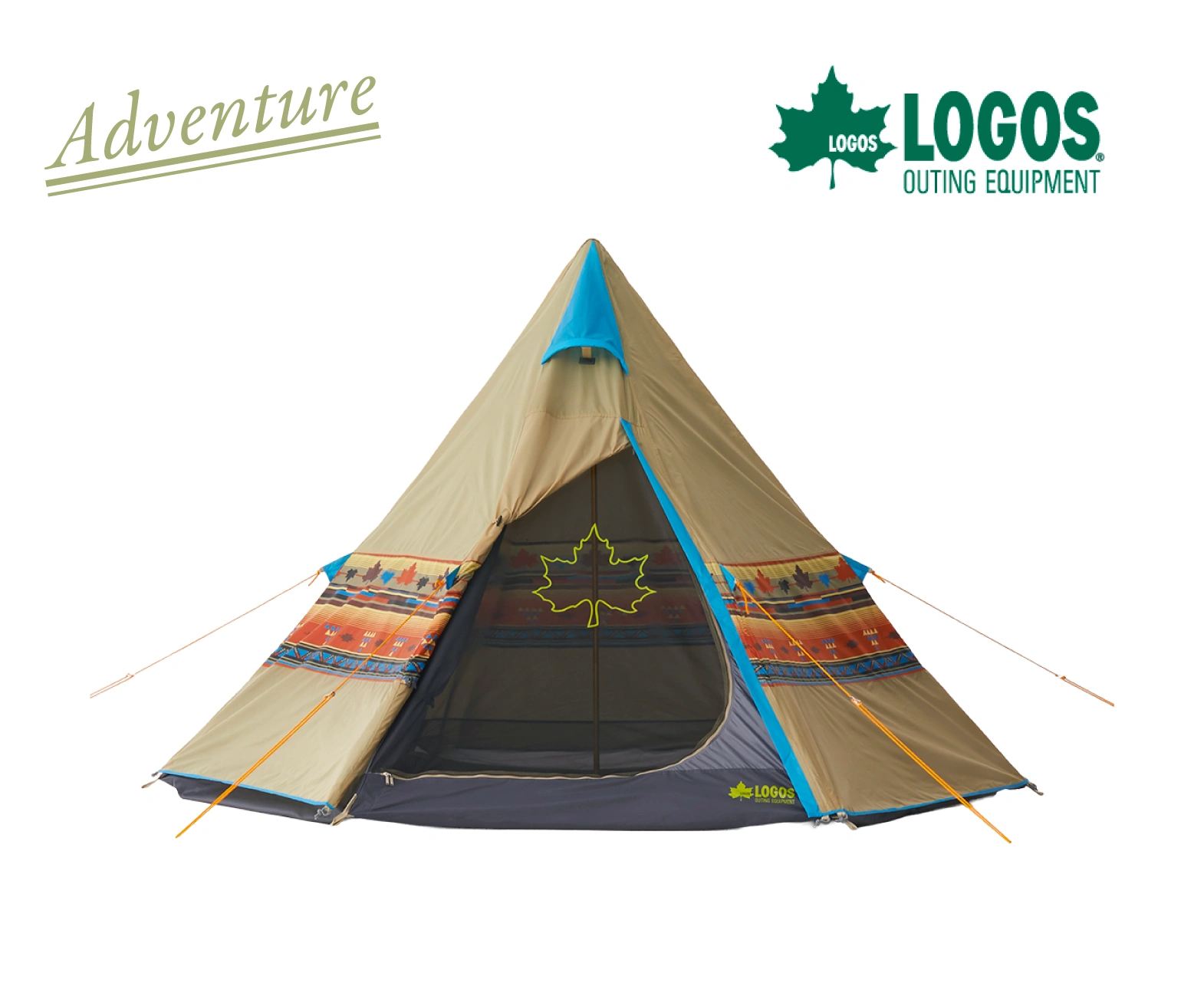 LOGOS ワンポールテントナバホ Tepee 300-BB イメージ