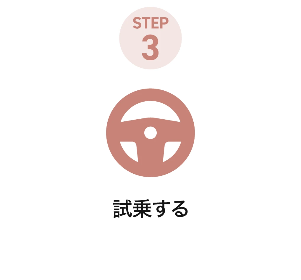 STEP3：試乗する