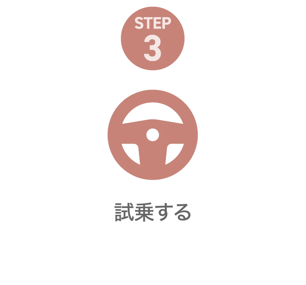 STEP3：試乗する