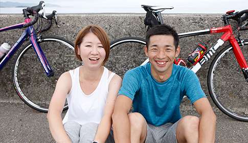 カートピアおすすめ　Drive&Rideコースをご一緒したSUBARU CYCLING CLUBの前園夫妻