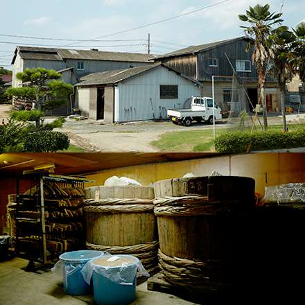 カートピア10月号の取材で訪れた、山口県防府市の光浦醸造工業株式会社の工場