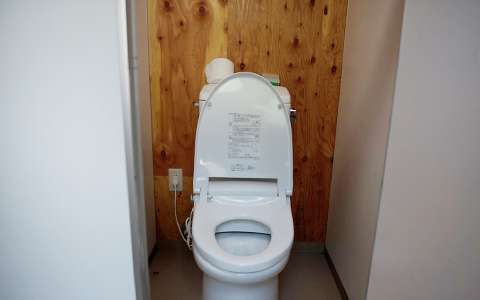 キレイな「ライジングフィールド軽井沢」のトイレ