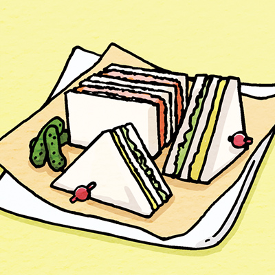 カートピア クラブハウスサンドイッチのイラスト | SUBARU