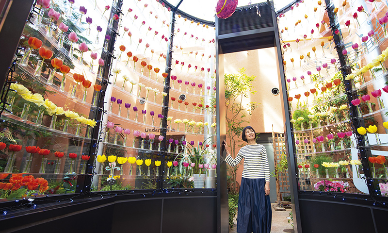 カートピア 360度チューリップの切花に囲まれている部屋「チューリップパレス」 | SUBARU