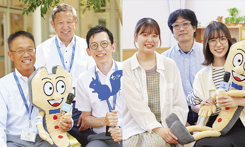 カートピア 静岡スバルの鈴木さん、野澤さん、山田さんと常葉大学の太田准教授と学生 | SUBARU