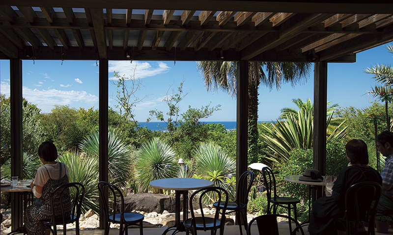 カートピア 「ボルディゲラの庭」と太平洋を一望できるカフェ | SUBARU