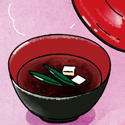カートピア 赤だしの味噌汁のイラスト | SUBARU