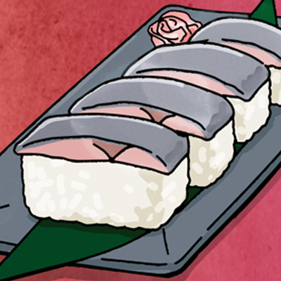 カートピア さば寿司のイラスト | SUBARU
