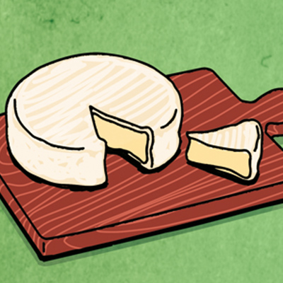 カートピア カマンベールチーズのイラスト | SUBARU