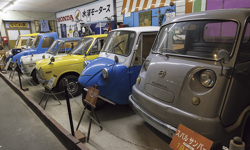 カートピア 九州自動車歴史館に展示されているスバルサンバー | SUBARU