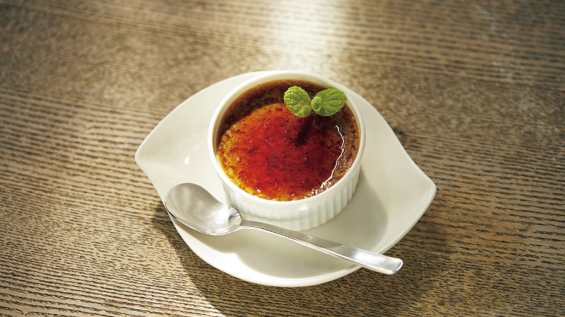 カートピア 農家レストラン　みのりの里の花豆の焼きプリン | SUBARU