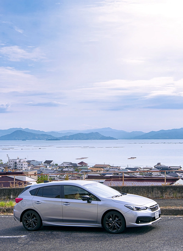 カートピア JR山陽本線の阿品駅近くを走るインプレッサ STI Sport | SUBARU