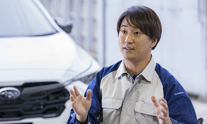 カートピア クロストレックの2ピニオン電動パワーステアリングについて語る開発者 | SUBARU