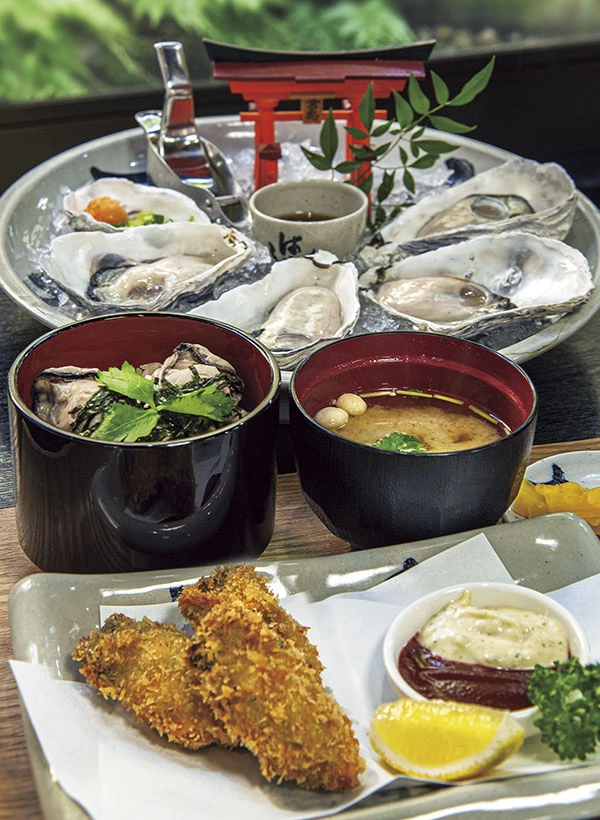 カートピア 生牡蠣、カキフライ、牡蠣飯がセットになった定食 | SUBARU