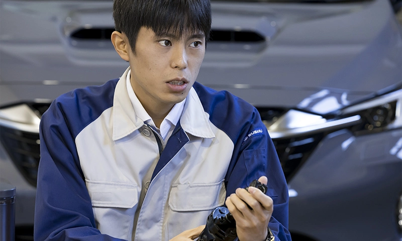 カートピア ボディ設計部の成瀬さん | SUBARU
