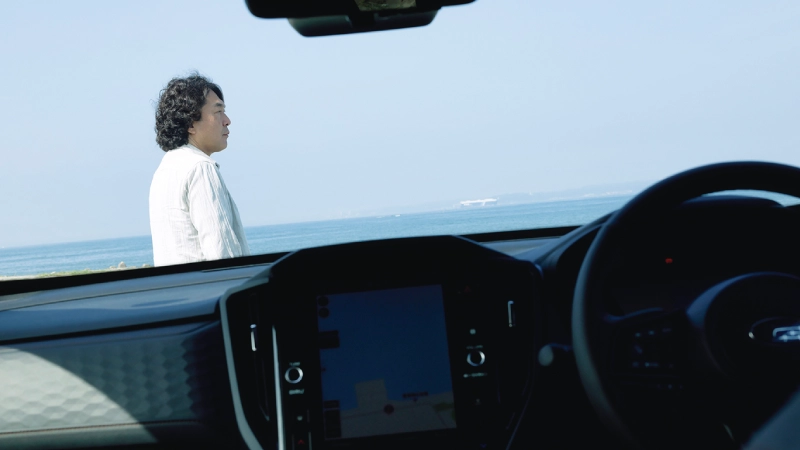 カートピア 富津海水浴場の海岸を歩く、ジャーナリスト・島下泰久 | SUBARU