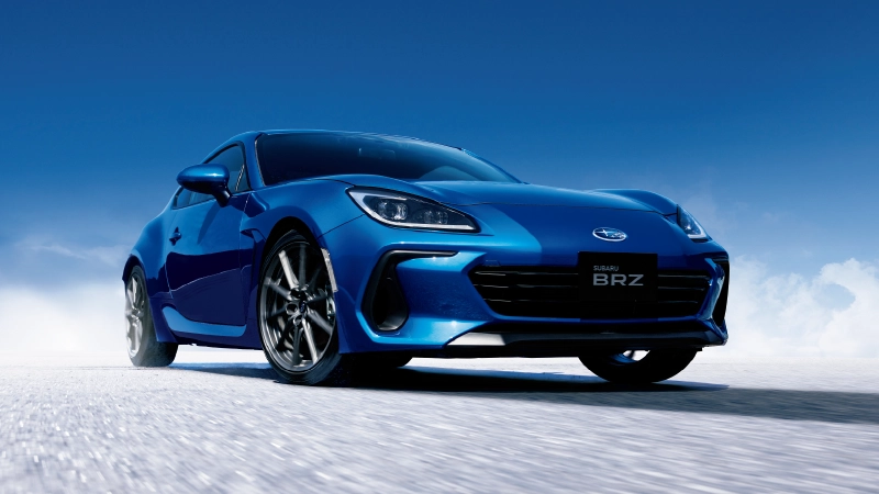 カートピア 2代目SUBARU BRZの全体図。ボディカラーはWRブルー・パール。 | SUBARU
