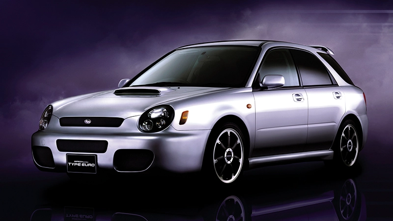 カートピア インプレッサ TYPE EUROの全体図。ボディカラーはプレミアムシルバー・メタリック。 | SUBARU
