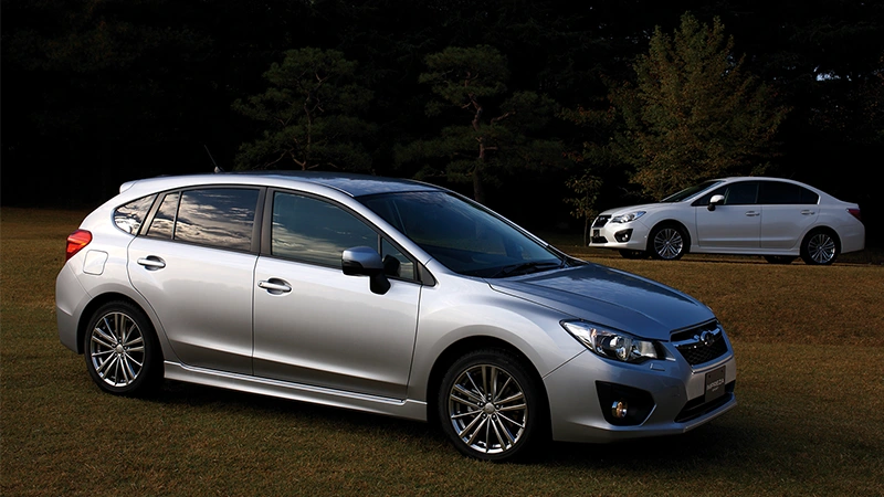 カートピア 4代目インプレッサスポーツとインプレッサG4の全体図。  | SUBARU