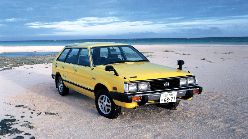 カートピア 1981年発売の2代目レオーネ 4WD ツーリングワゴン（EA81型水平対向4気筒）。 | SUBARU