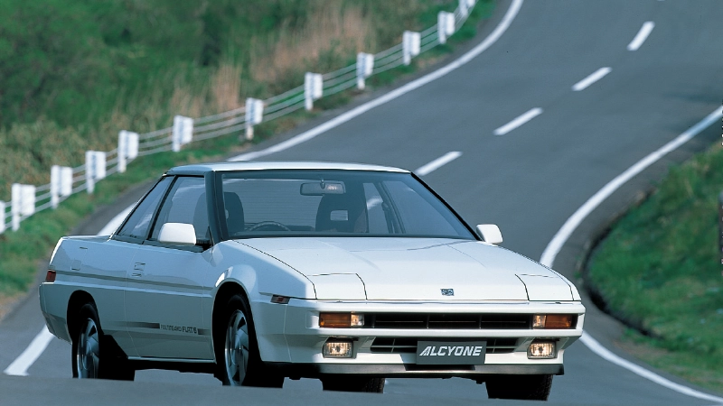 カートピア 1987年発売のアルシオーネVX（ER27型水平対向6気筒）。 | SUBARU