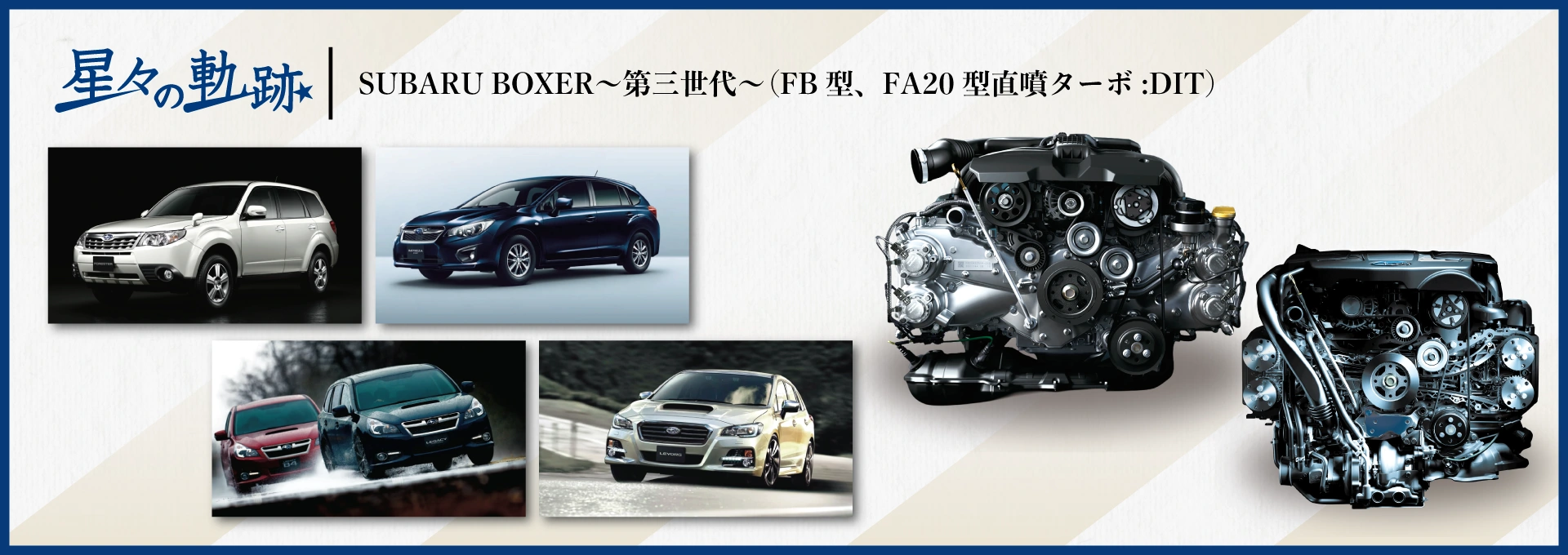 カートピア 水平対向エンジン60年の歩み〜Vol.3 第三世代①〜 | SUBARU