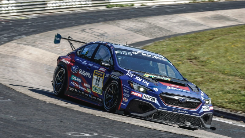 カートピア サーキットを走るSUBARU WRX NBR CHALLENGE 2025。 | SUBARU