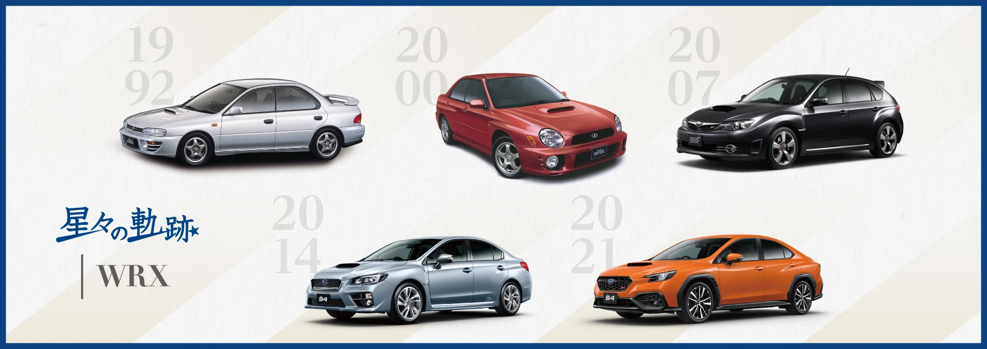 カートピア SUBARUの進化の道筋を辿る【星々の軌跡】WRX編 | SUBARU