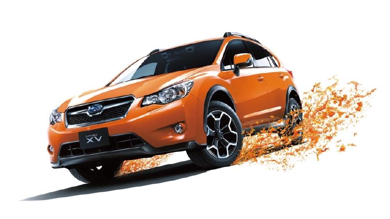 カートピア 2012年発売の初代SUBARU XVの全体を写した画像。 | SUBARU
