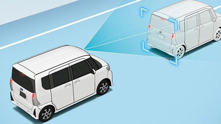 シフォン　③先行車が発進すると追従走行を開始